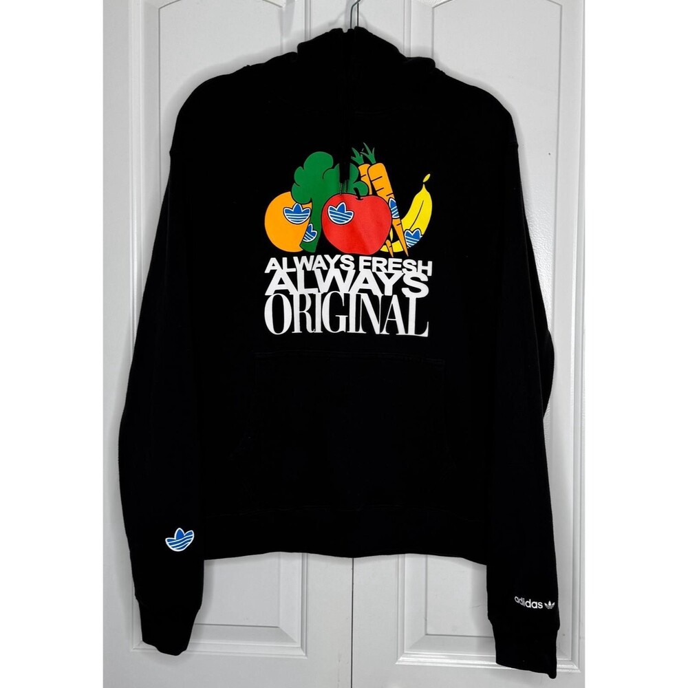Adidas Originals "Always Fresh" Black Men's True Medium Hoodie